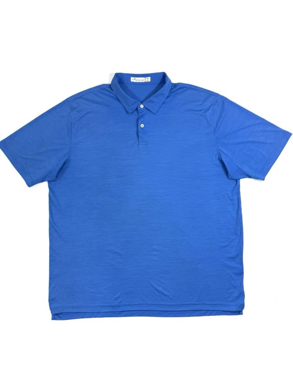 Peter Millar Mens Featherweight Golf Polo Shirt Size 2XL Performance Blue